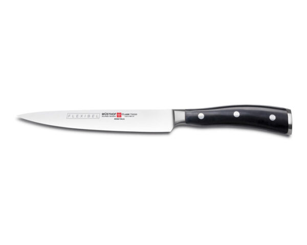 Wüsthof Classic Ikon Filékniv Flexibel 16 cm Svart