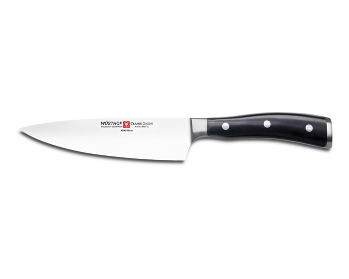 Wüsthof Classic Ikon Kockkniv 16 cm Svart