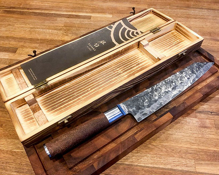 Satake Kuro Kiritsukekniv 23 cm - Bild 2