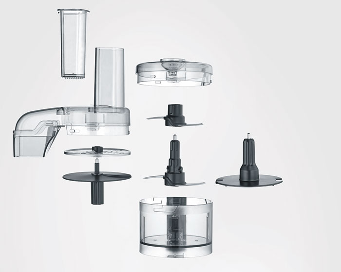 Severin Foodprocessor Mini Svart/Rostfri - Bild 5