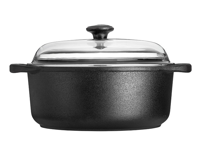 Skeppshult Gryta Rund Med Glaslock 4 L Ø 24 cm - Bild 2