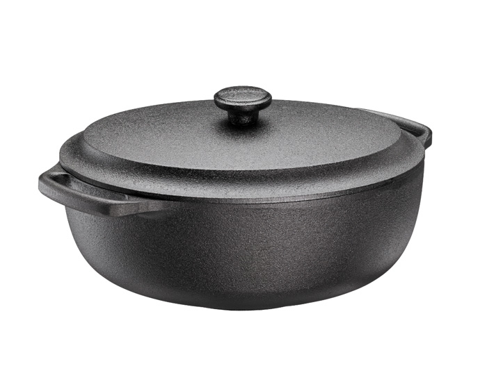 Skeppshult Gryta Oval Med Gjutjärnslock 4 L