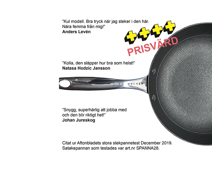 Satake Stekpanna Lättviktsgjutjärn Non-Stick Ø 28 cm - Bild 2