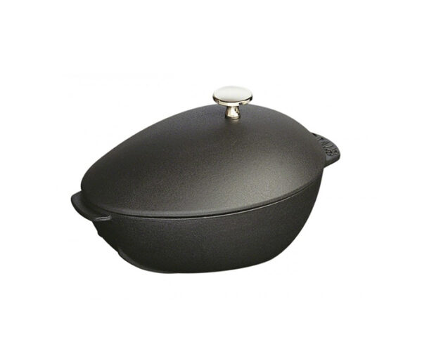 Staub Musselgryta 25 cm 2 L Svart