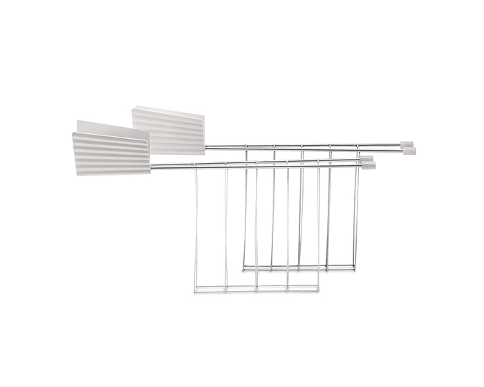 Alessi Plissé Toastgaller 2-pack Vit