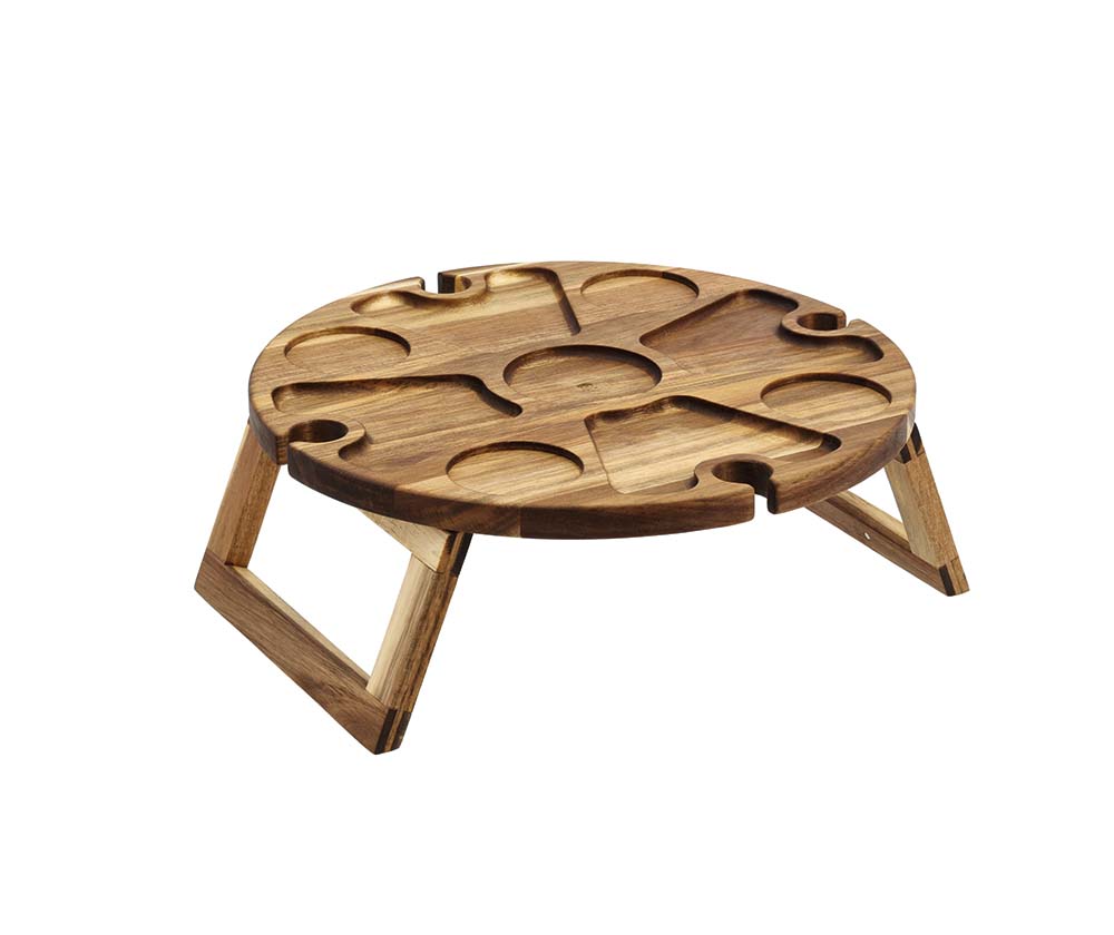 HOLM Picknickbord Ø 37,5 cm Akaciaträ