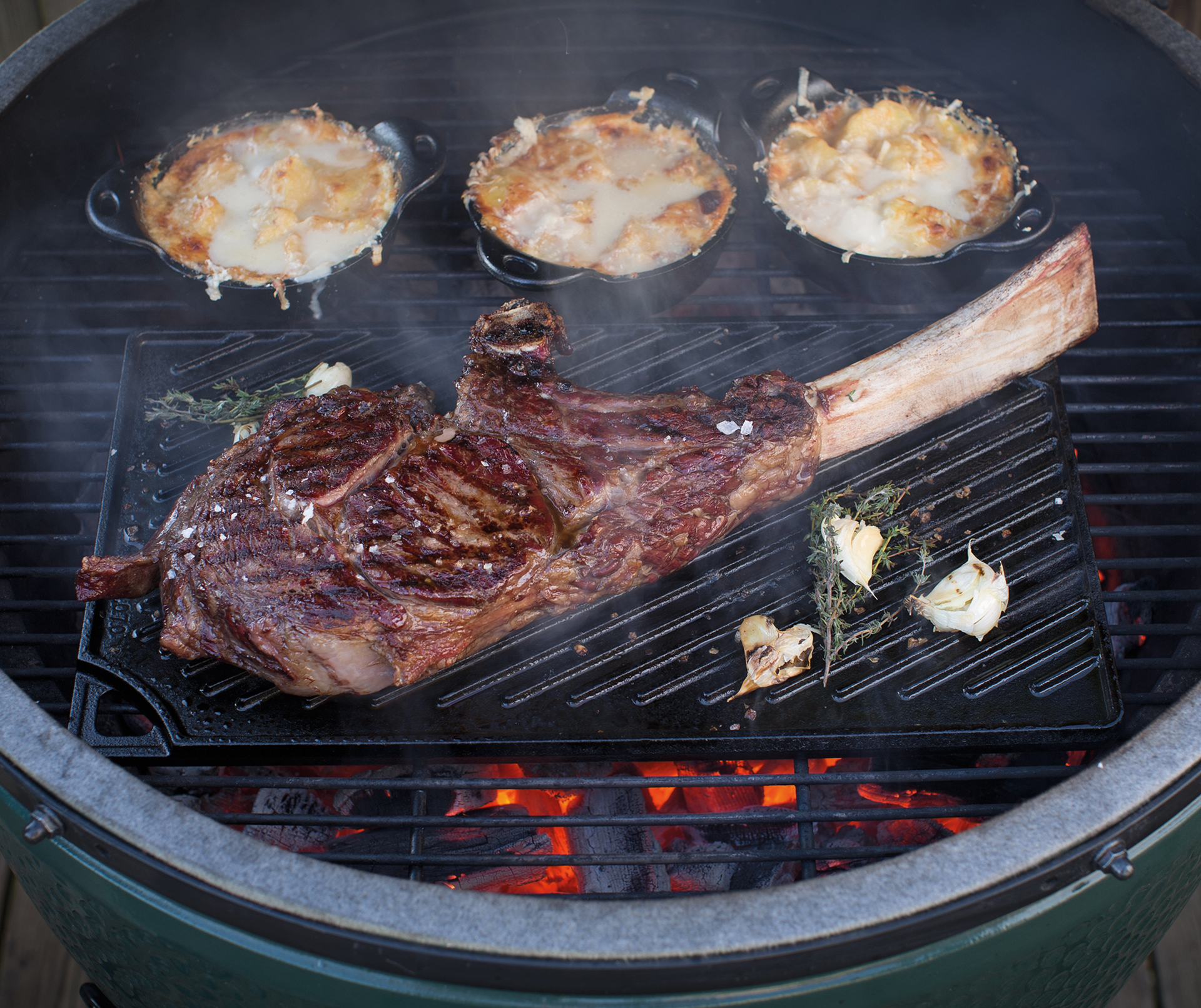 Lodge Classic Grill/Stekplatta Vändbar Rektangulär Gjutjärn - Bild 7