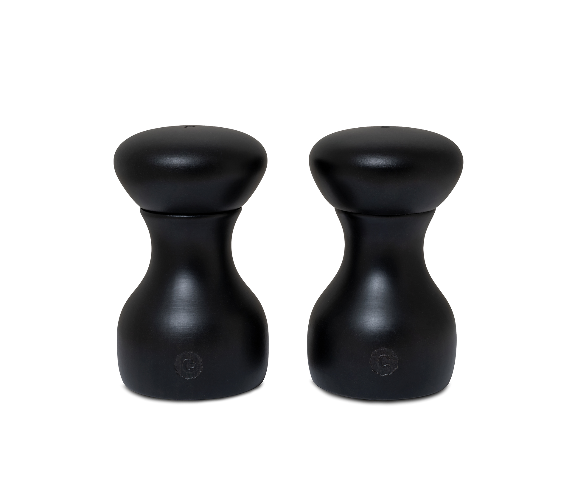 CrushGrind Lyon Salt & Pepparkvarn 10 cm 2-pack Svart
