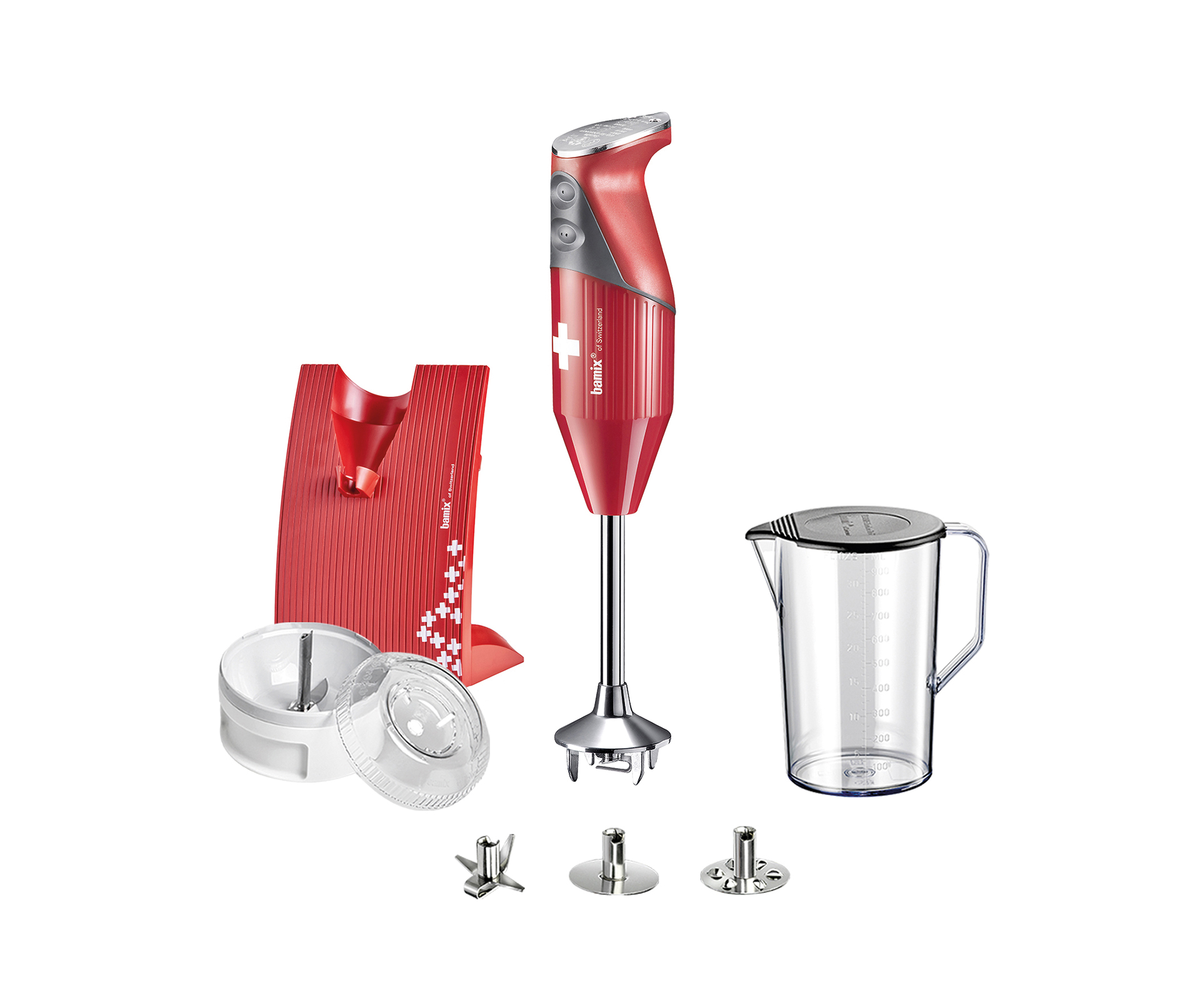Bamix Swissline Stavmixer 200 W Röd