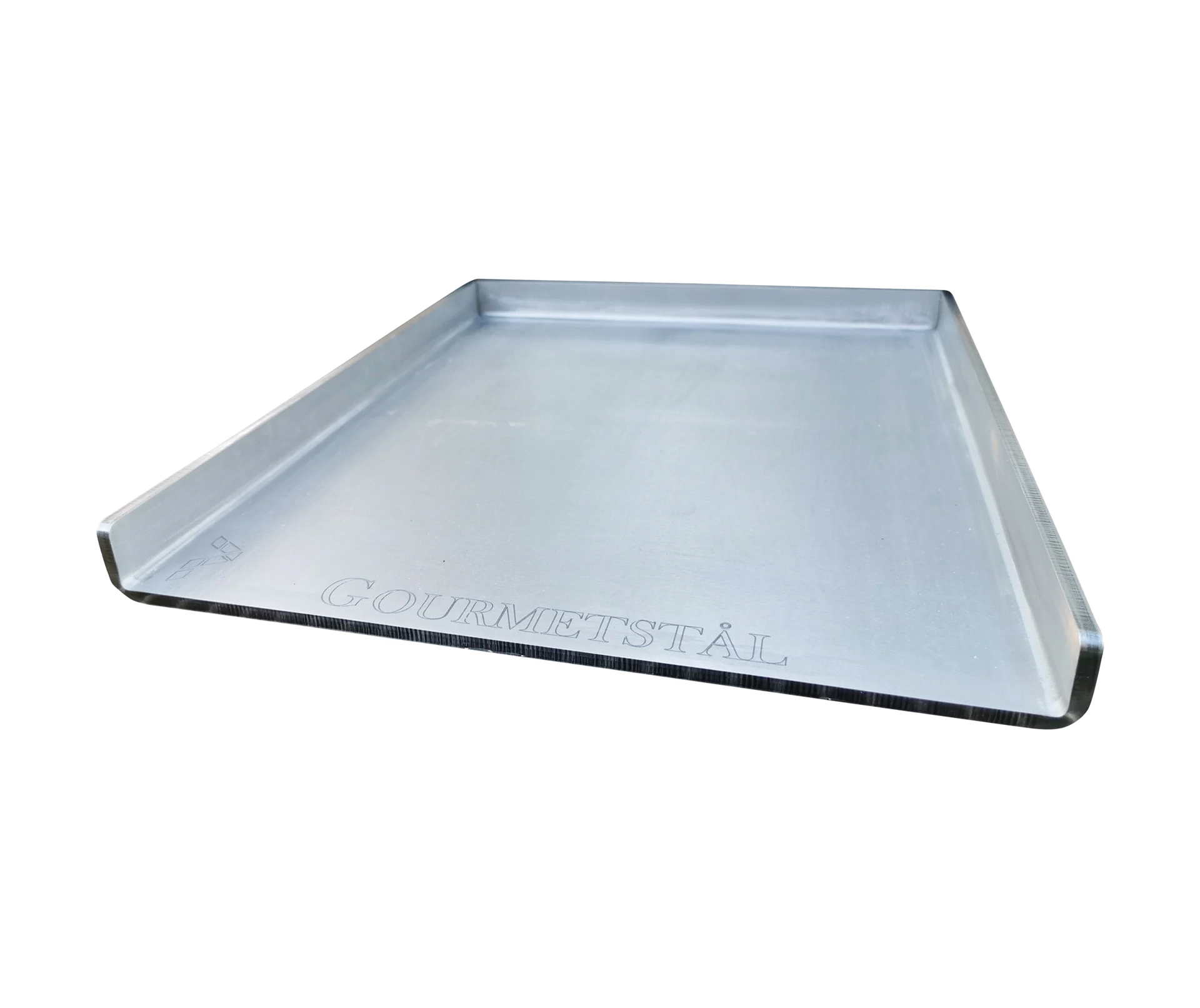 Gourmetstål Stekbord m. 3 Kanter 34x39 cm