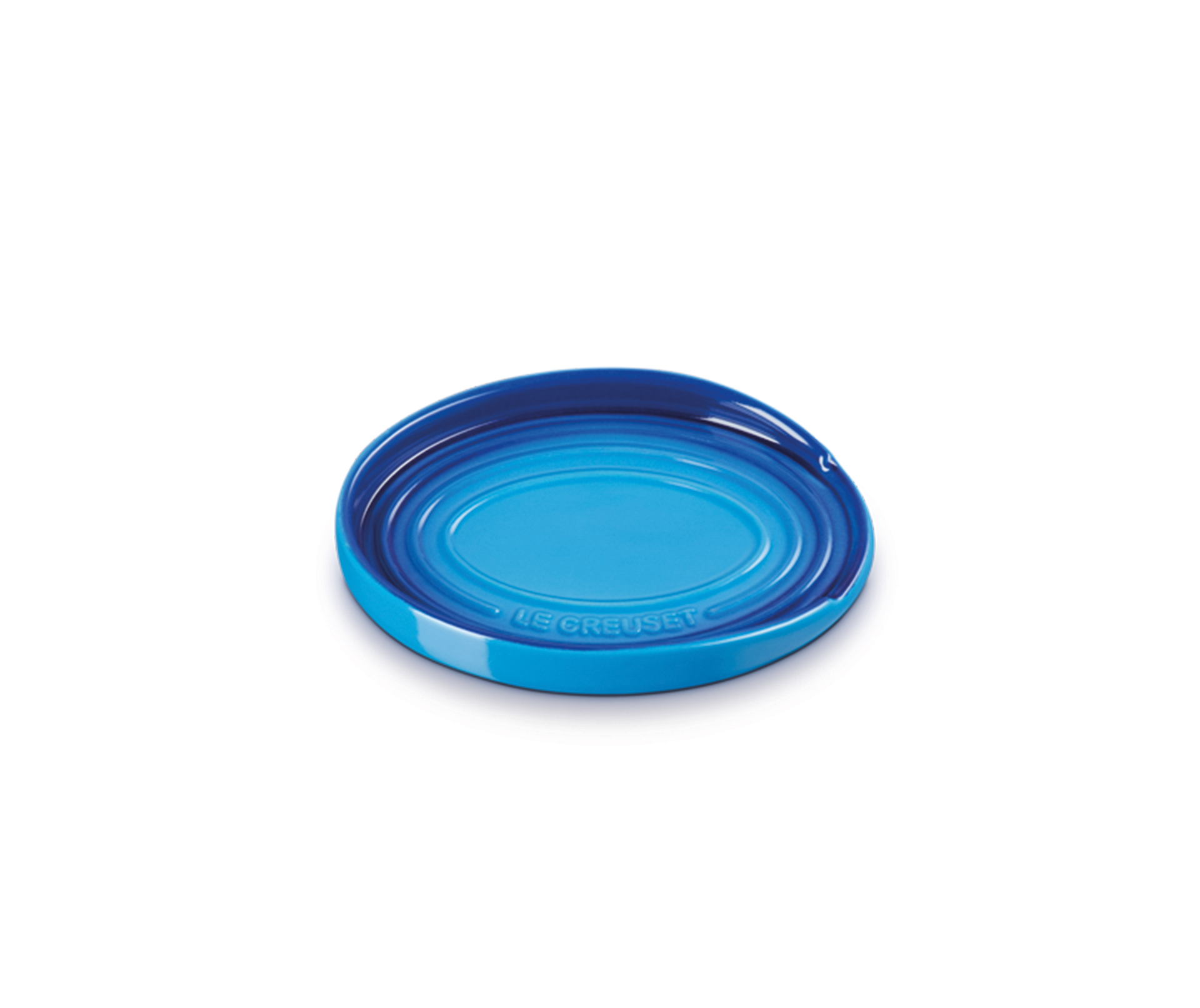 Le Creuset Oval Grytskedhållare I Stengods Azure
